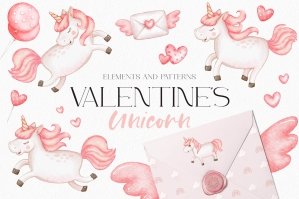 Valentine's Unicorn Set