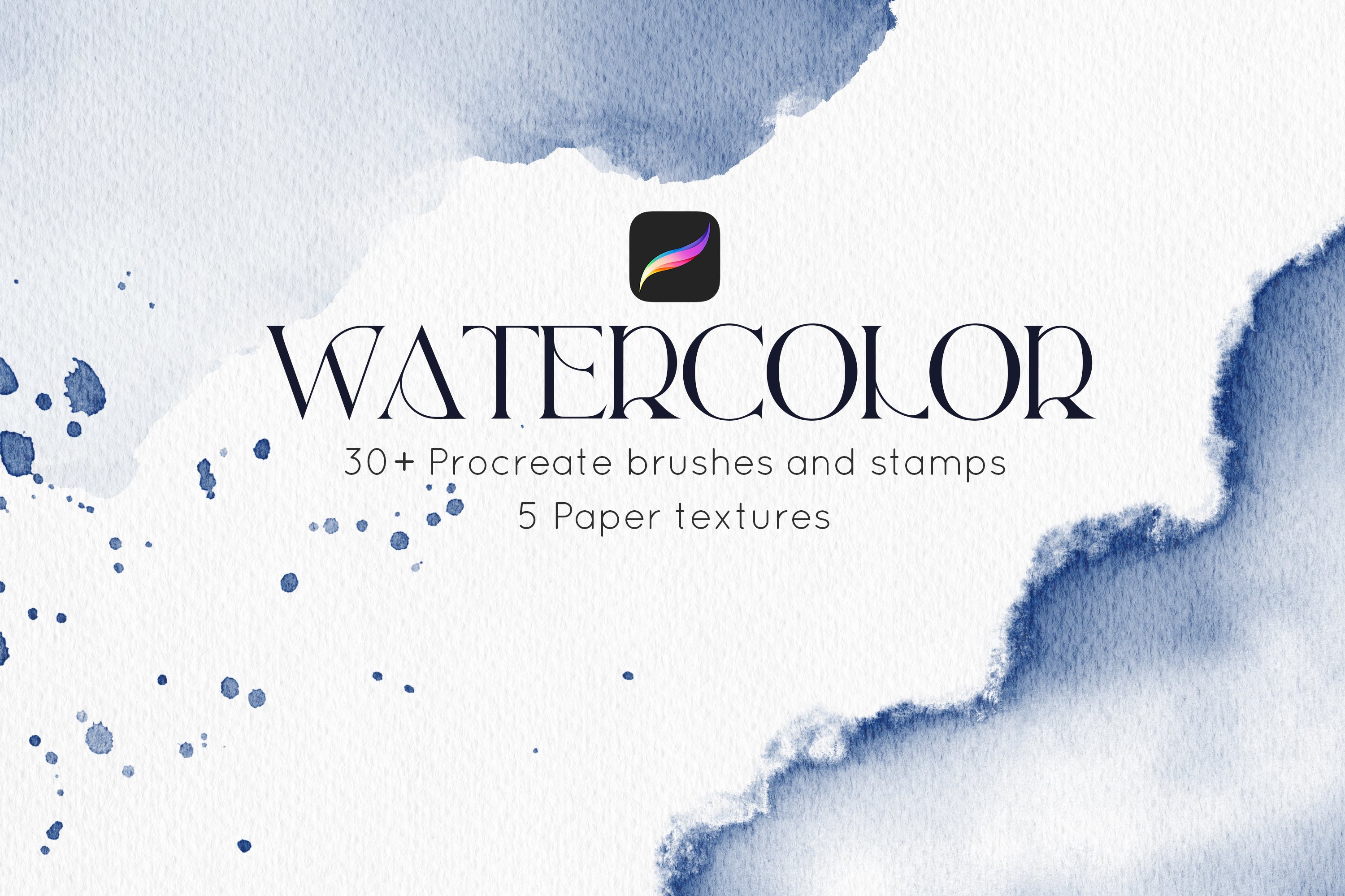 Watercolor Brushes For Procreate - Design Cuts