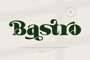 Bastro - Retro Bold Fonts