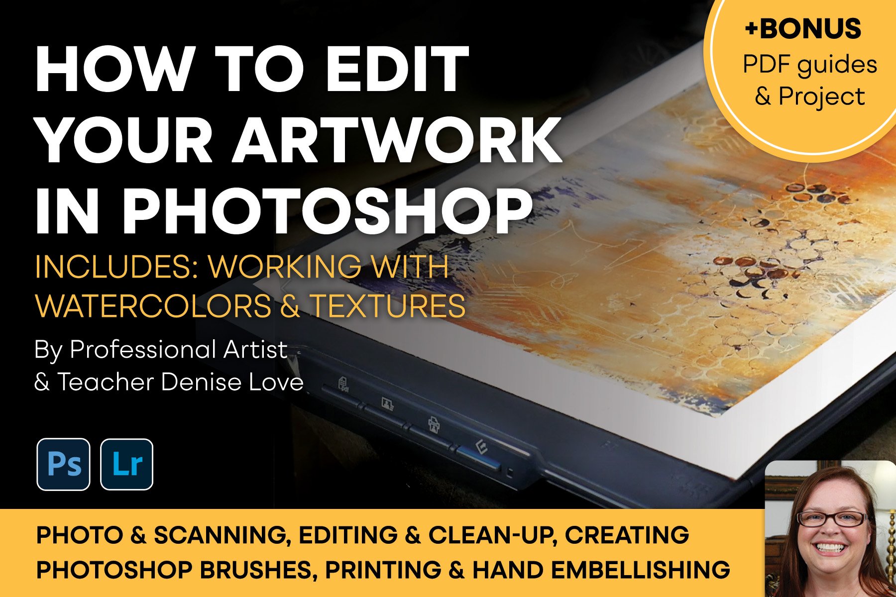 How To Scan & Edit Artwork In Photoshop To Create Beautiful Prints