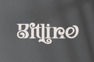 Bitline Swirly Font