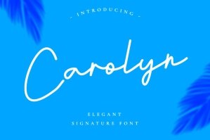 Carolyn Casual Handwritten Script Typeface