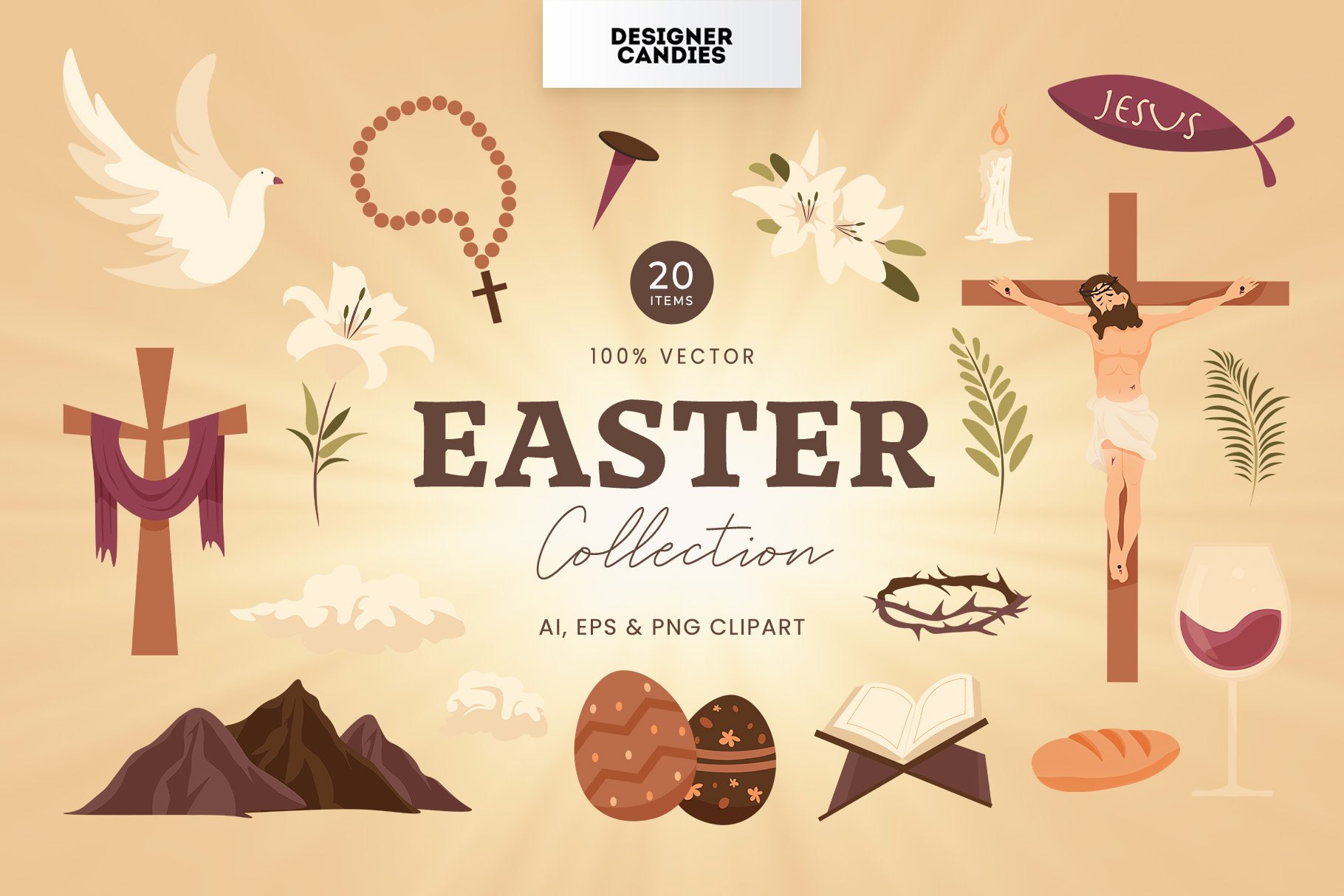 Easter Illustrations 2 - Design Cuts