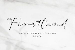 Firstland - Natural Handwritten Font