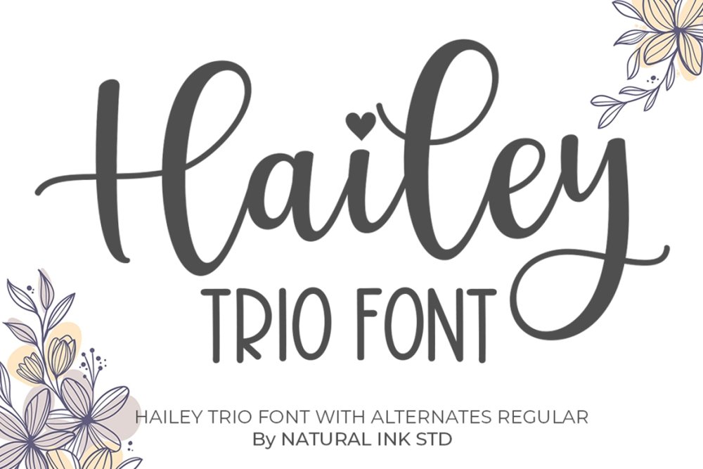 Feminine Cursive Tattoo Fonts - Design Cuts
