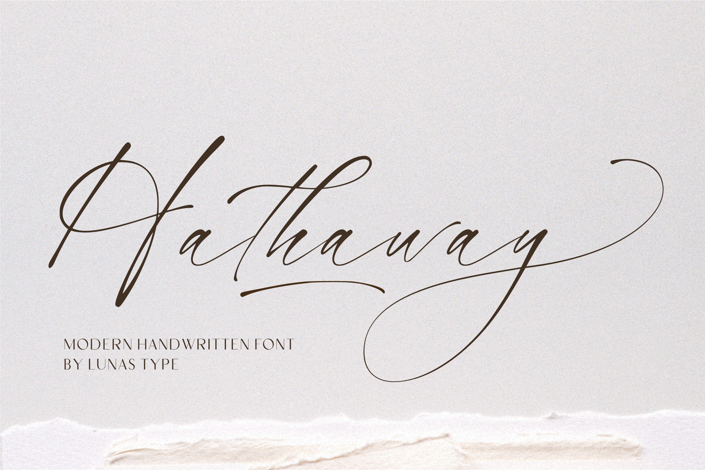 Hathaway - Modern Handwritten Font - Design Cuts