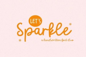 Let's Sparkle | Font Duo