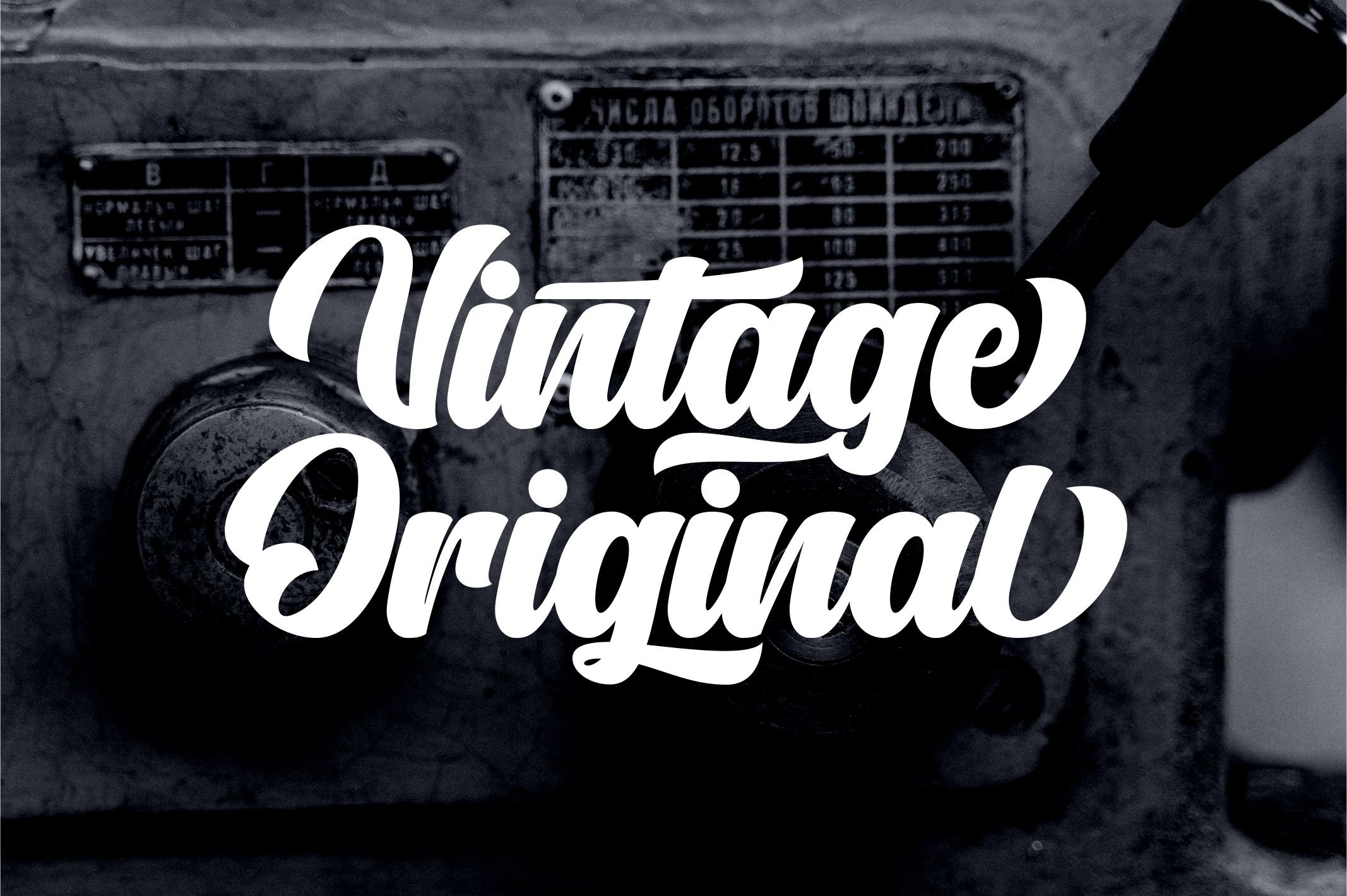 Black and White Funky Bold Script Font