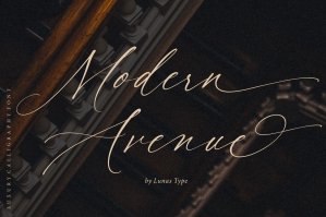 Modern Avenue - Luxury Calligraphy Font