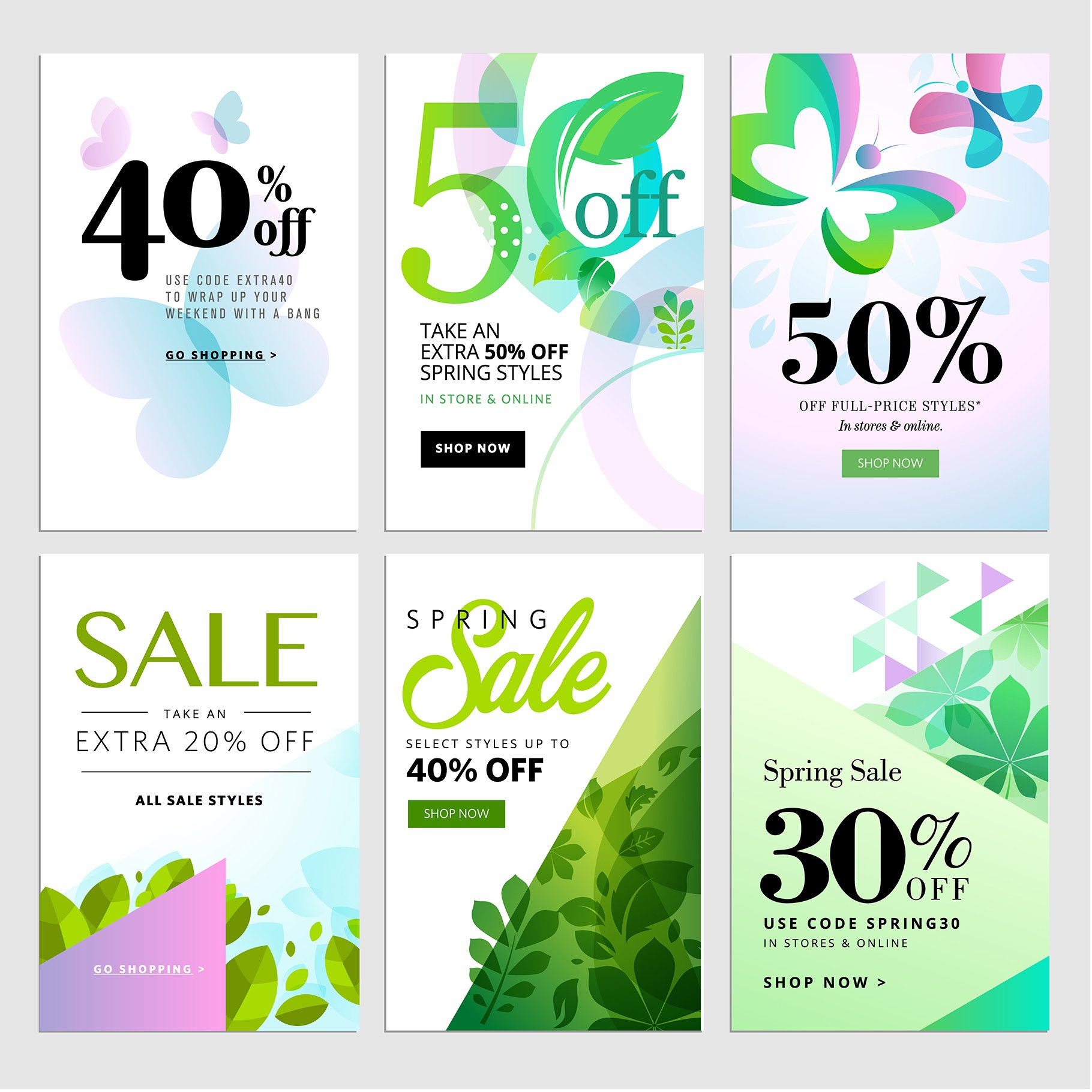 Spring Sale Ad  Eye-Catching Templates