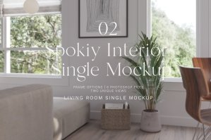 Spokiy 02 Living Room Mockup