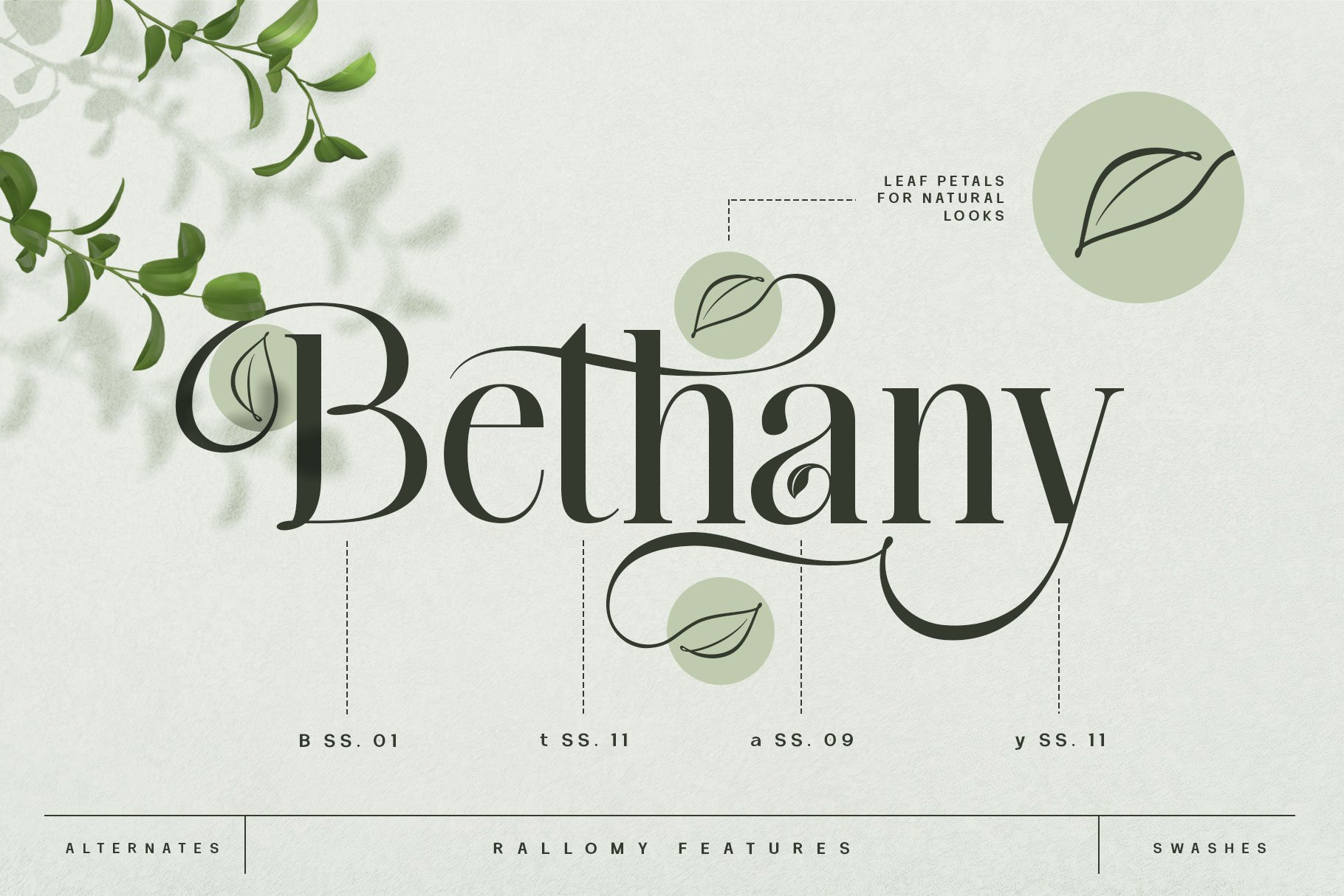 Rallomy Nature Beauty Serif - Design Cuts