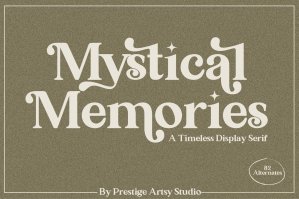 Mystical Memories — A Timeless Display Serif