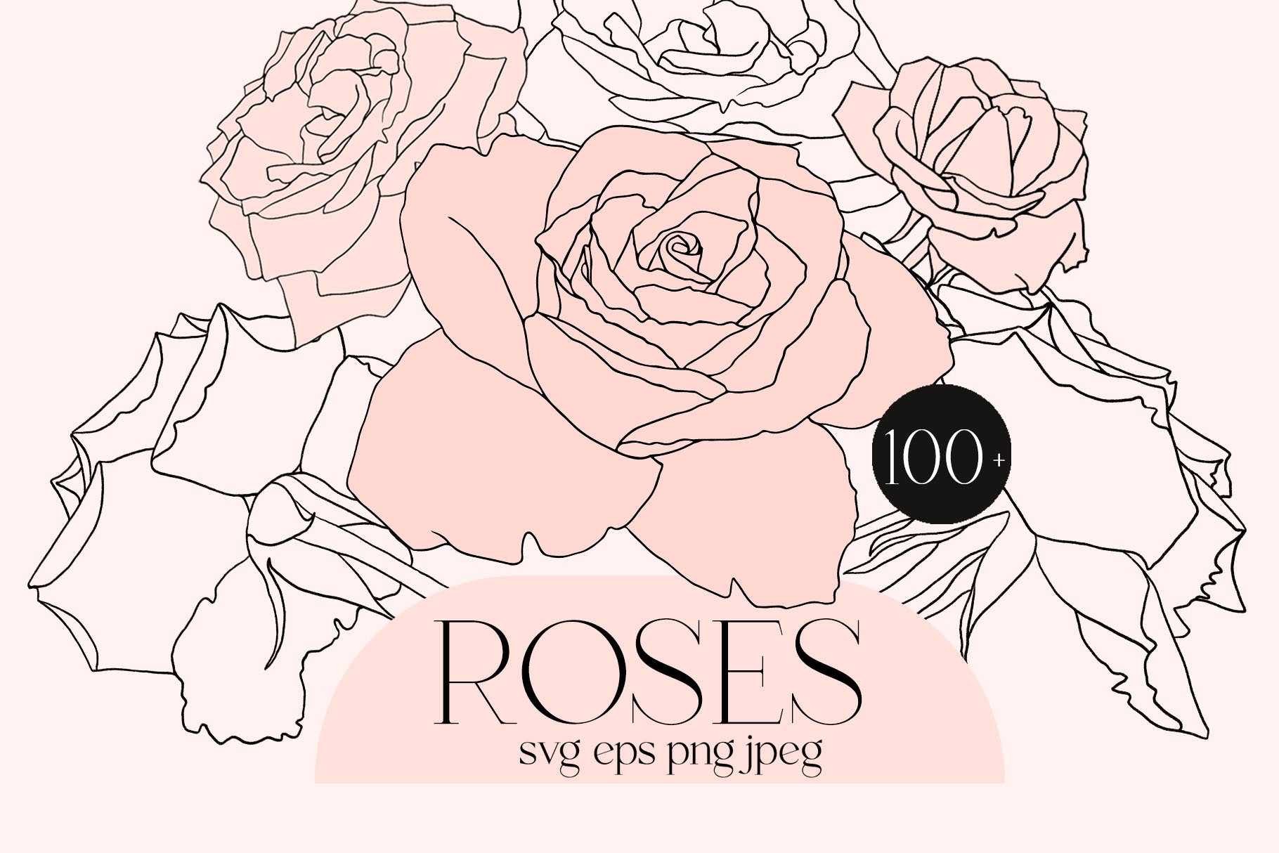 Aesthetic Line Art Hd Transparent, Rose Aesthetic Line Art, Rose Drawing, Rose  Sketch, Rose Line Art PNG Image For Free Download