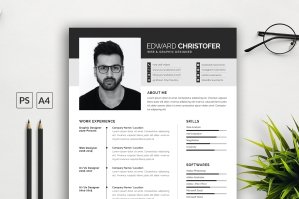 2 Pages Resume CV Template