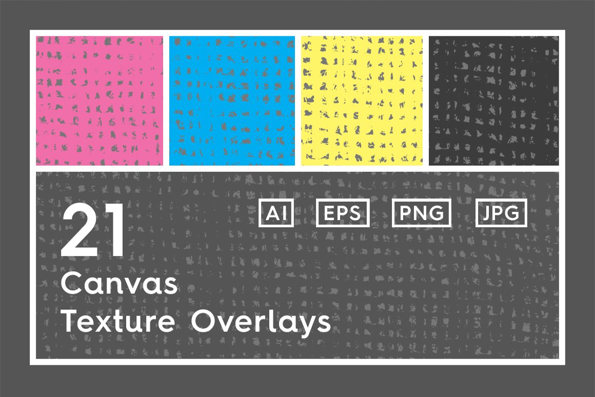 21 Canvas Texture Overlays