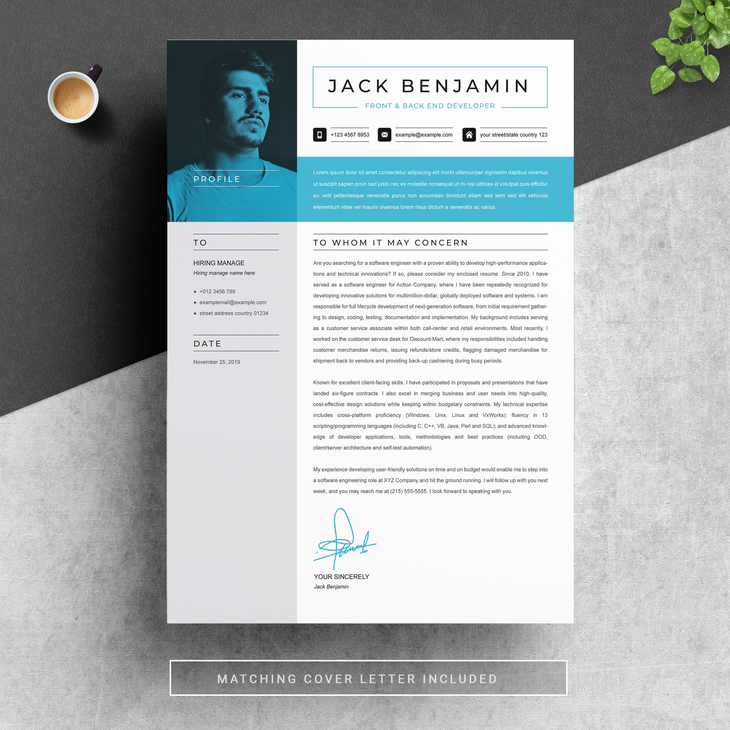 CV Template - Design Cuts