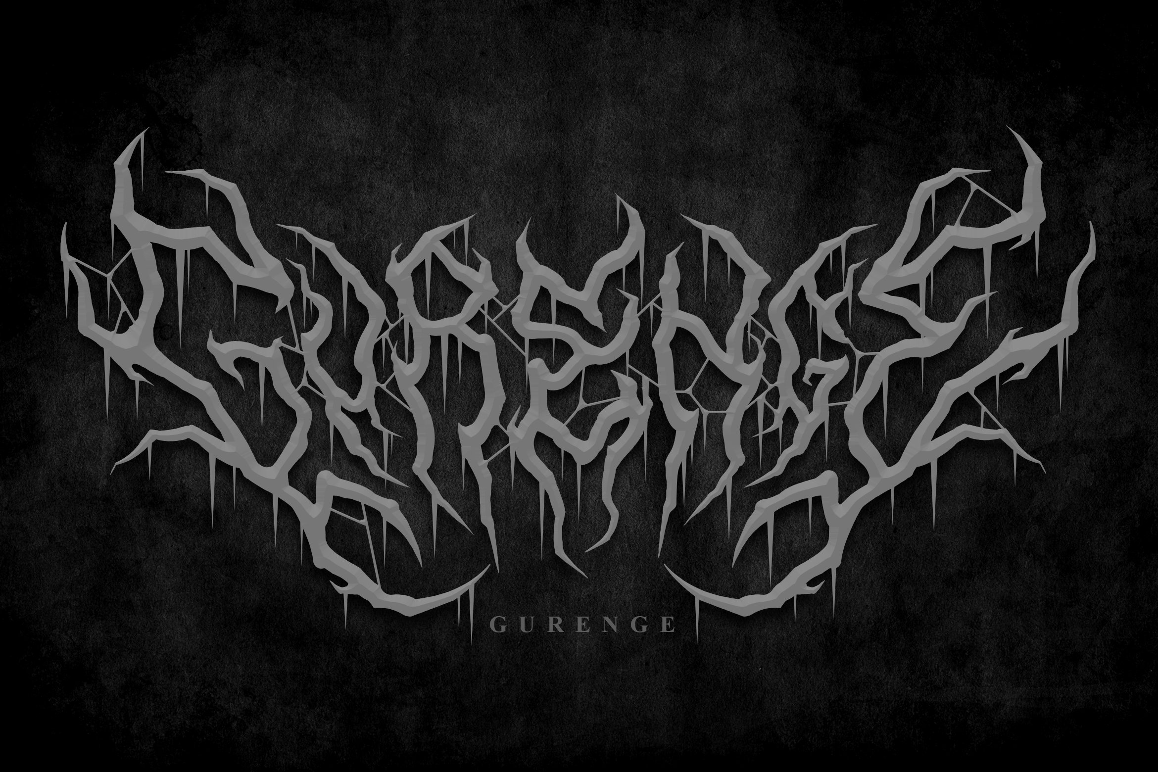 Onerock Black Metal Font Vol 6 Design Cuts