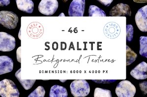 48 Sodalite Background Textures