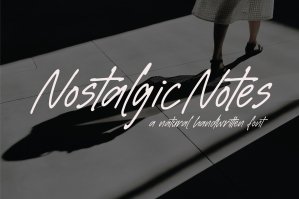 Nostalgic Notes — A Nostalgic Handwritten Font