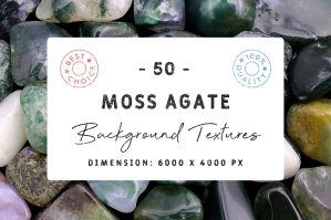 50 Moss Agate Background Textures