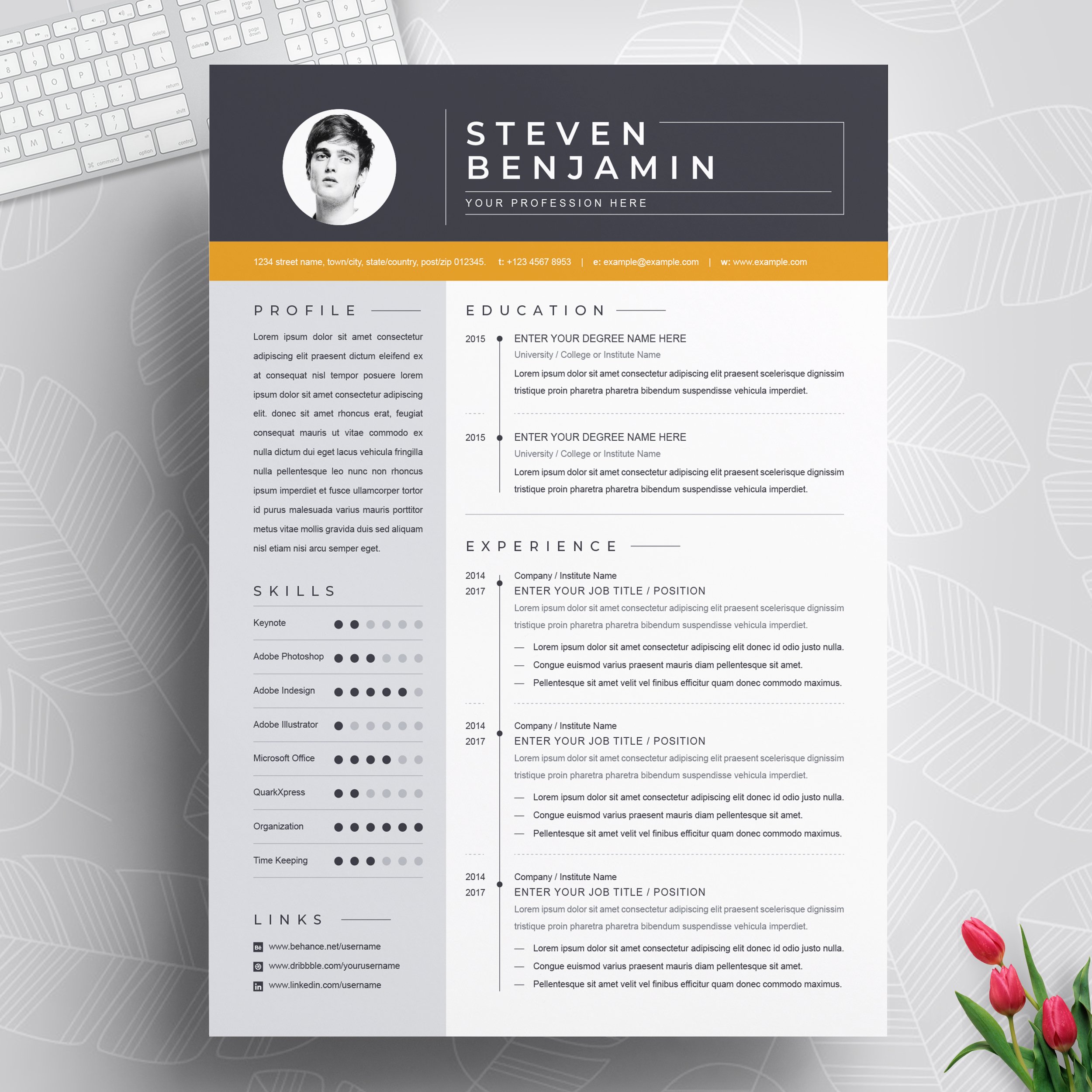 Resume Cover Letter Template for Word