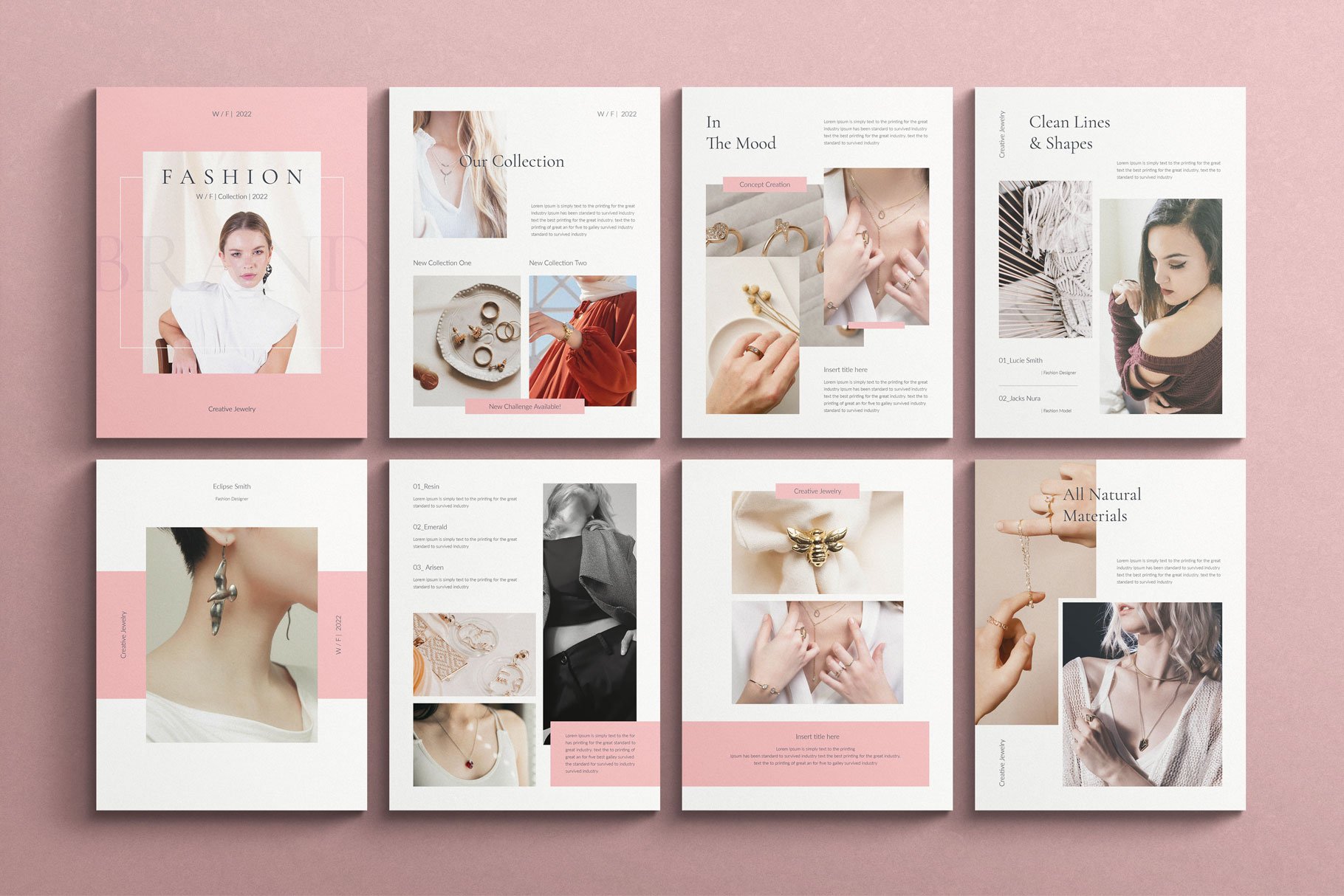 Fashion Lookbook Template - Design Cuts