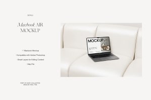 MacBook Air Mockup | Apple Device For Photoshop
