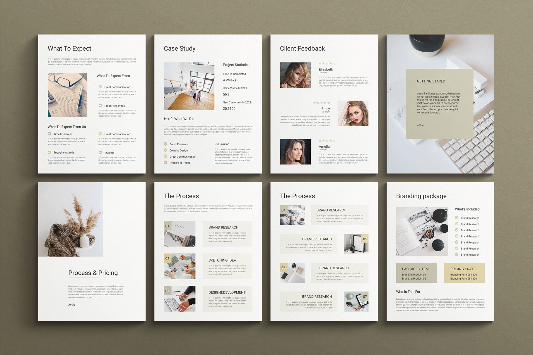 Brand Expert Welcome Kit Template - Design Cuts