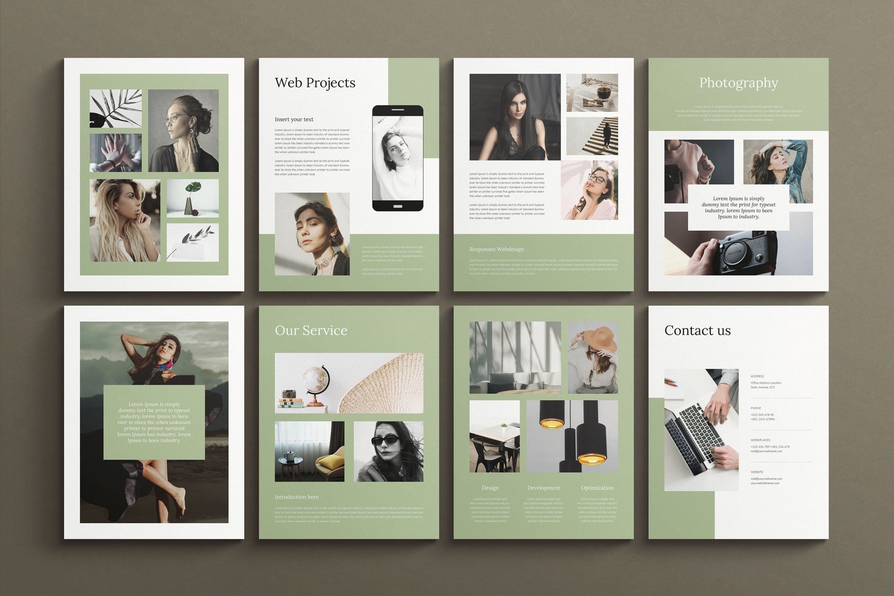 Portfolio Template Design Cuts