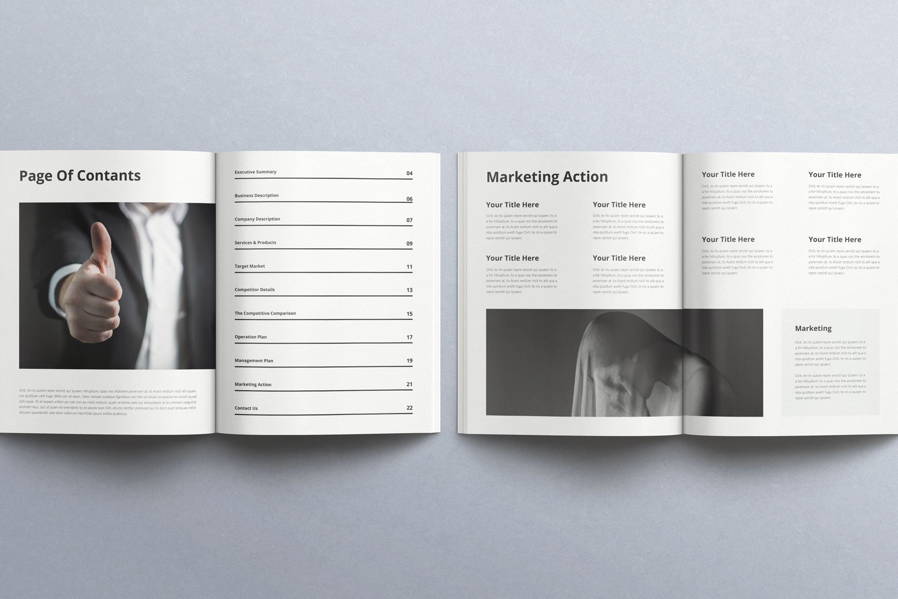 Business Plan Brochure Template - Design Cuts