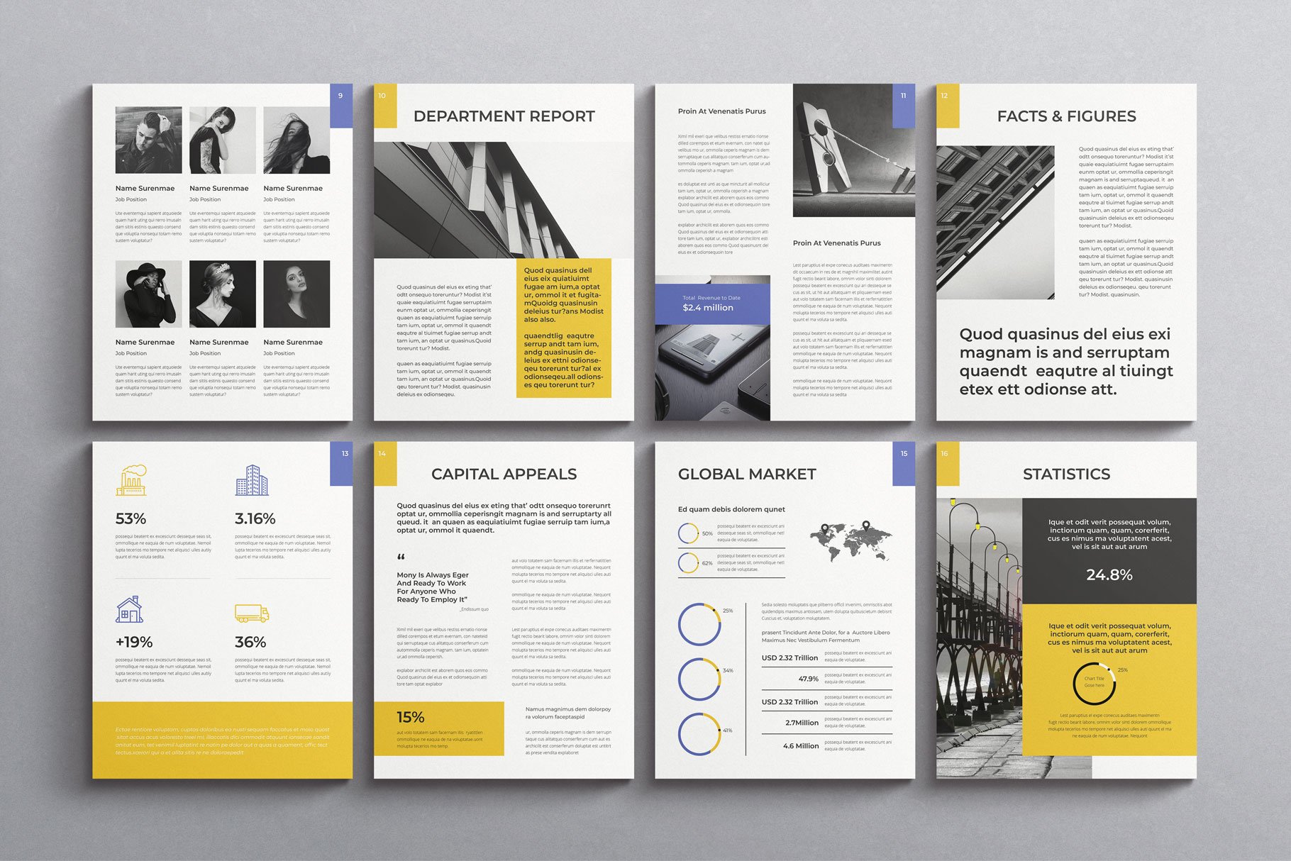 Annual Report Template 3 - Design Cuts