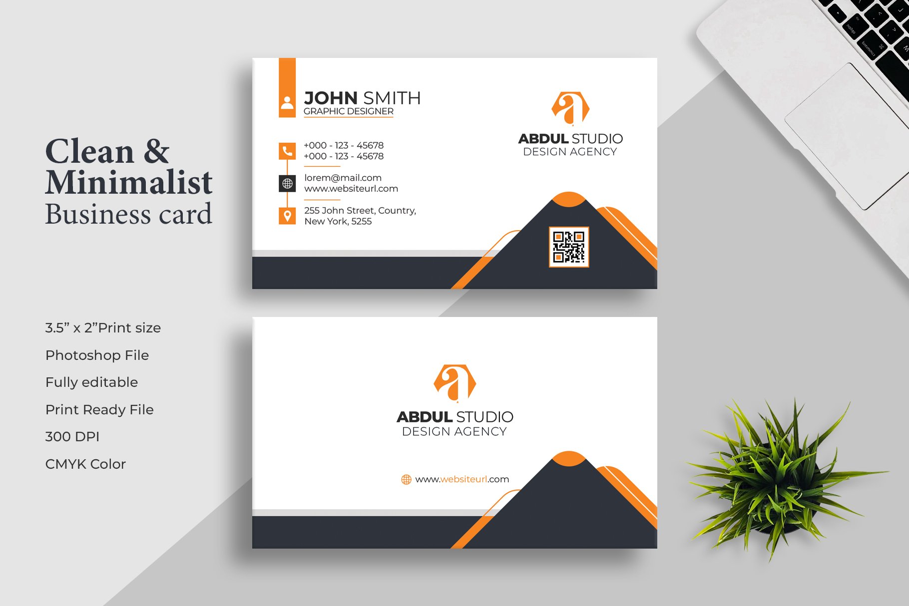photo business card template