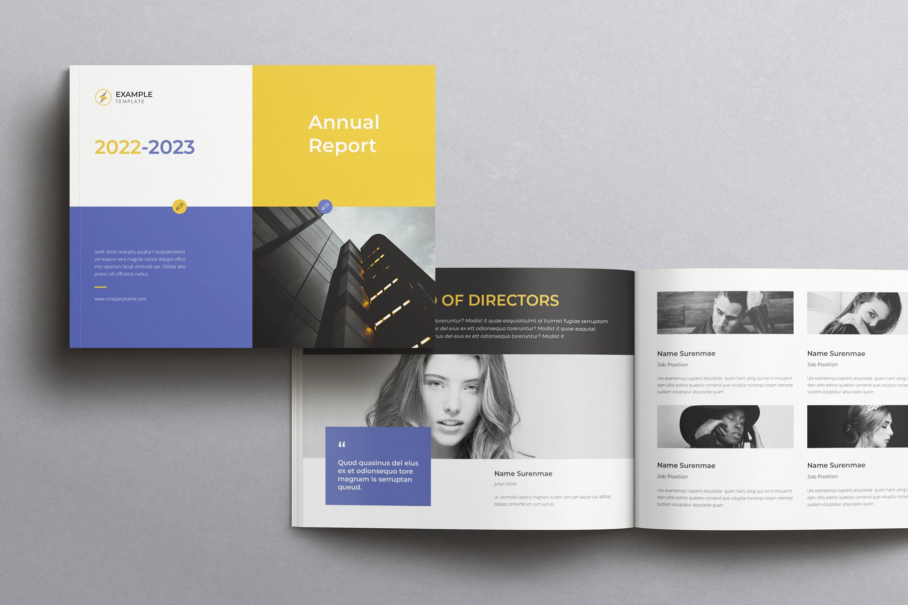 annual report layout design ideas