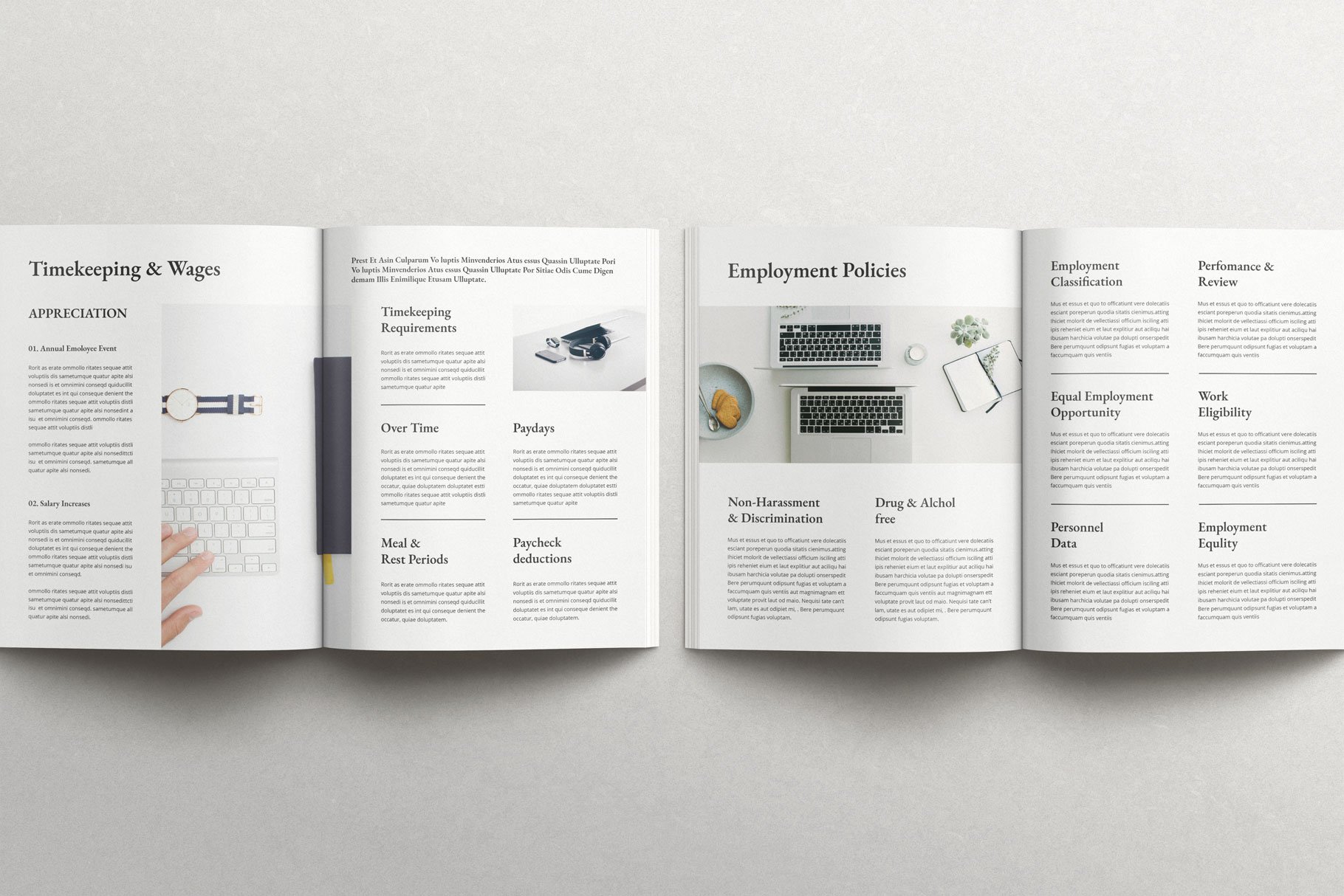 Employee Handbook Template 2 - Design Cuts