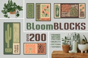 BloomBlocks - 200 Wall Arts & Designs