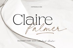 Claire Palmer- Elegant Font Duo