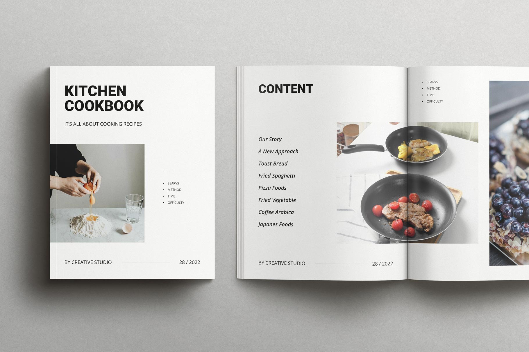 Recipe Sheet Template | Editable Recipe Book | Style 4