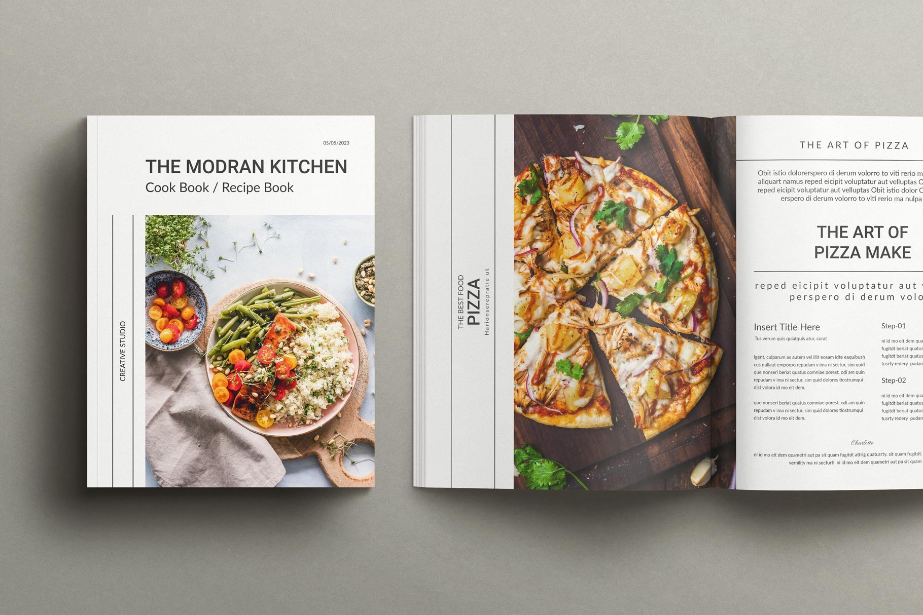 Cookbook Recipe Book Template