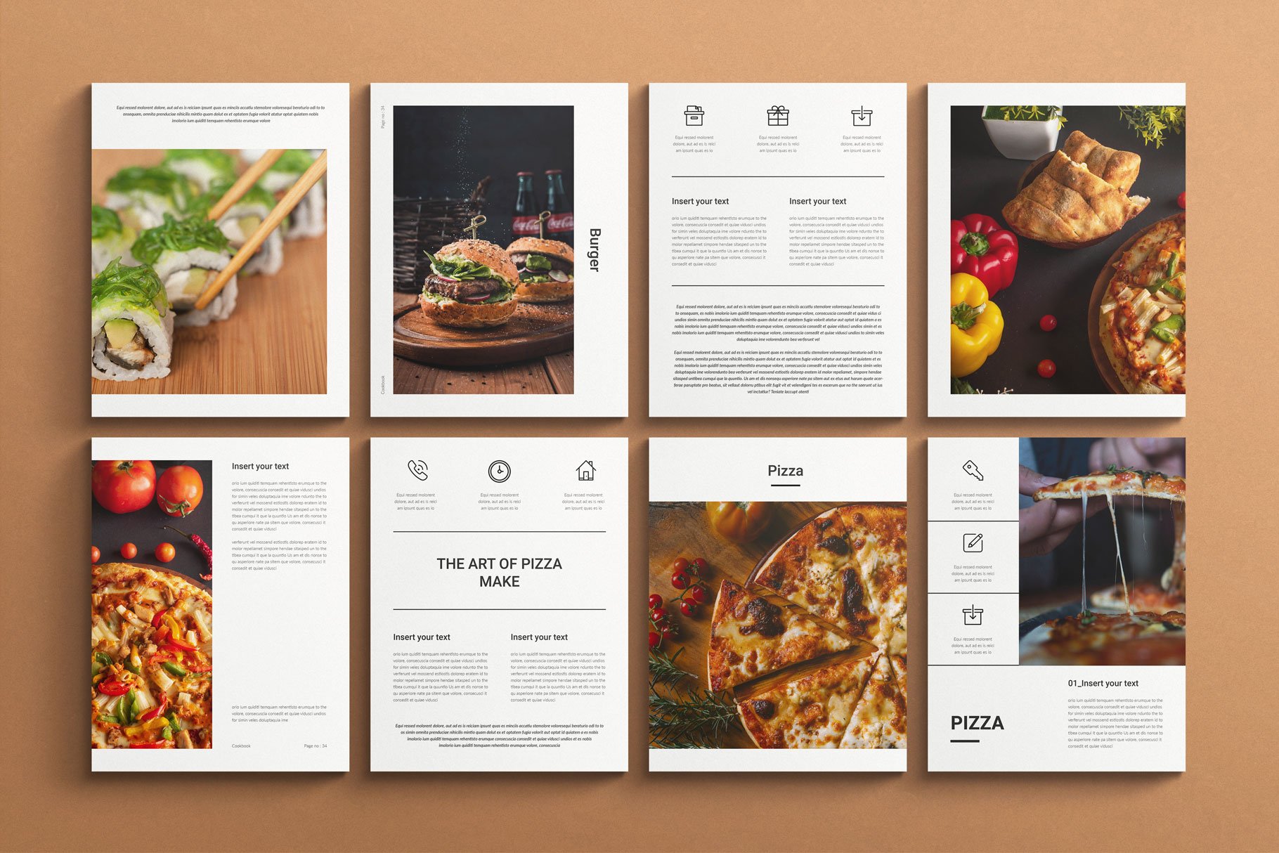 Cookbook Recipe Book Template - Design Cuts