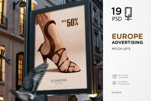 Europe Advertising Mock-Up's