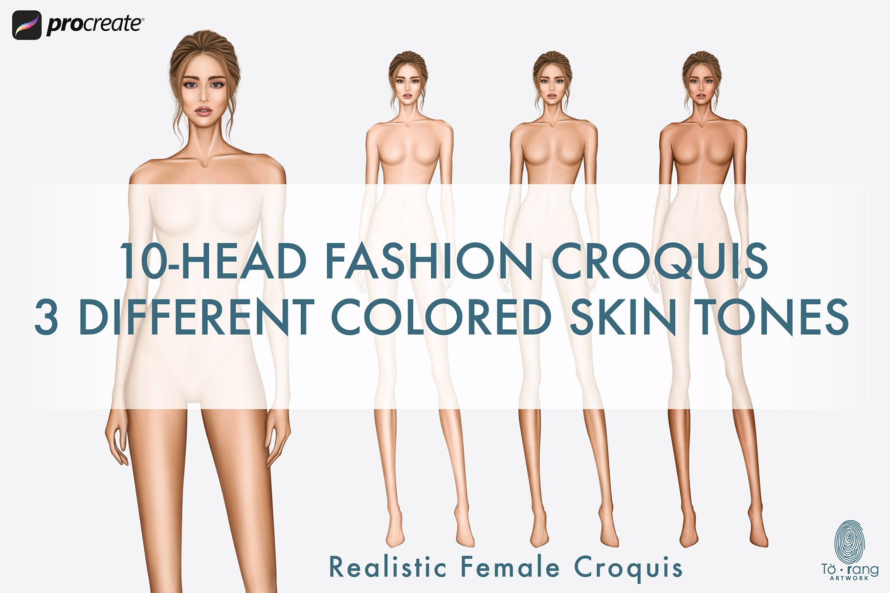 Female fashion croquis templates – Tiana's Closet