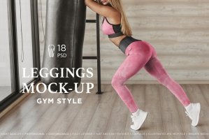 Leggings Mock-Up Gym Style