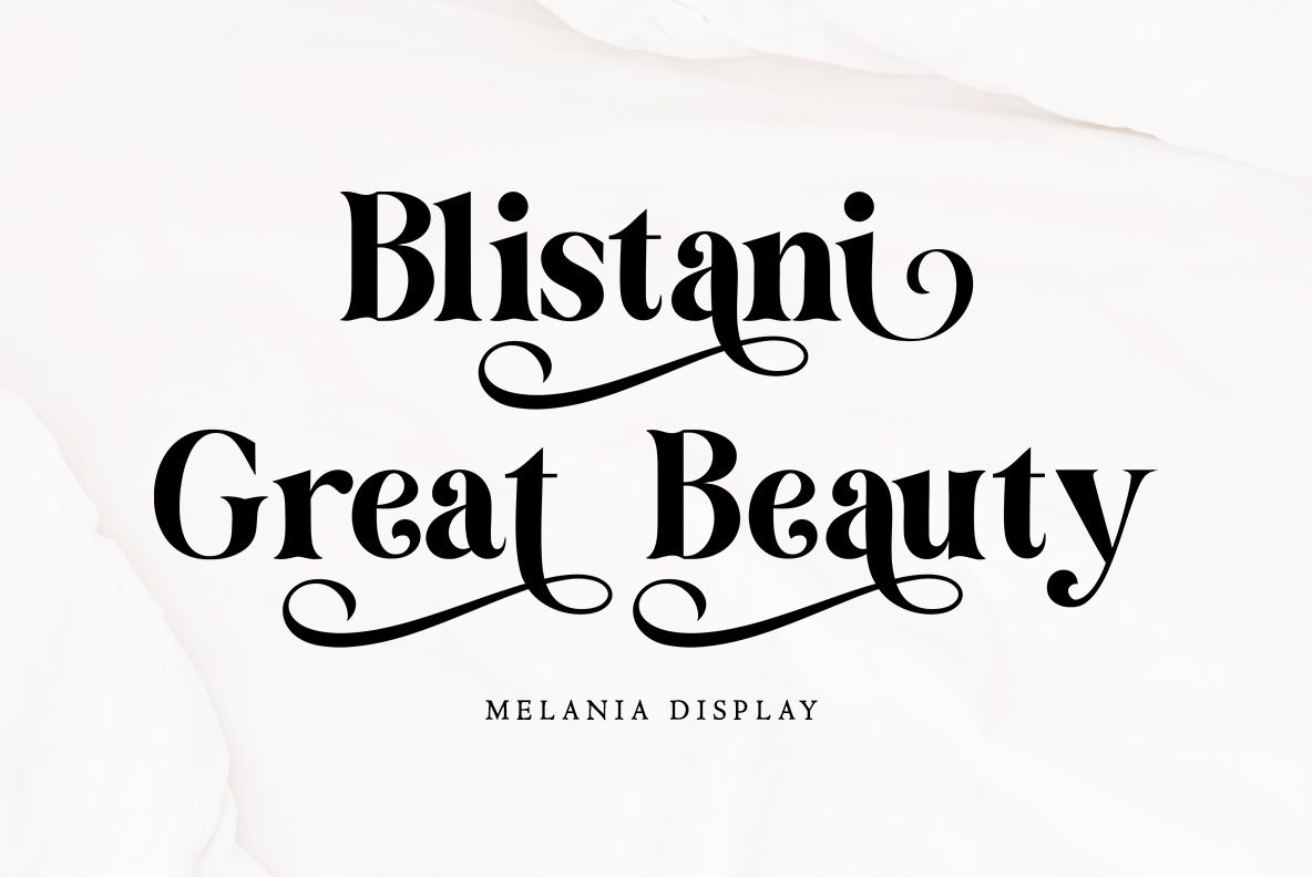 Melania - Elegant Serif Font - Design Cuts