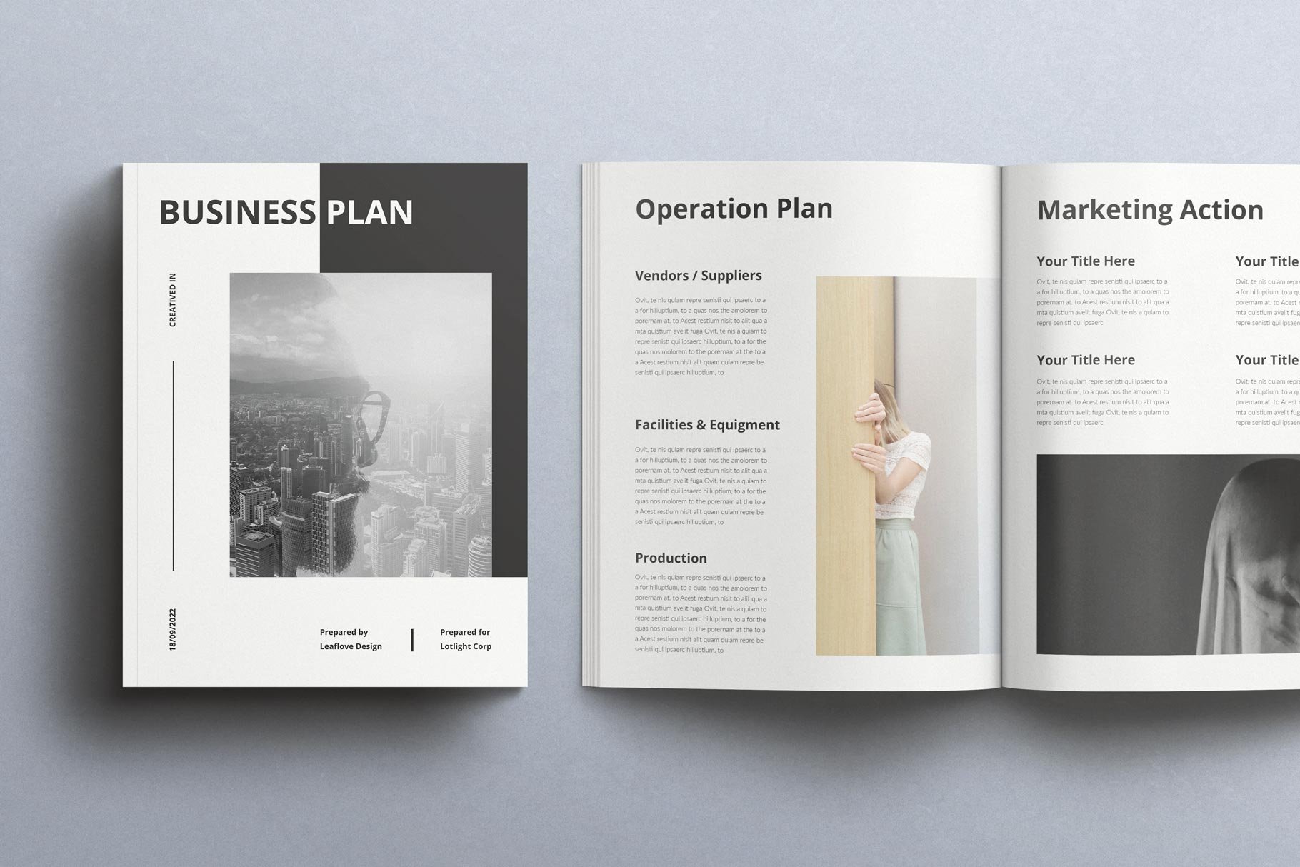 Business Plan Brochure Template - Design Cuts