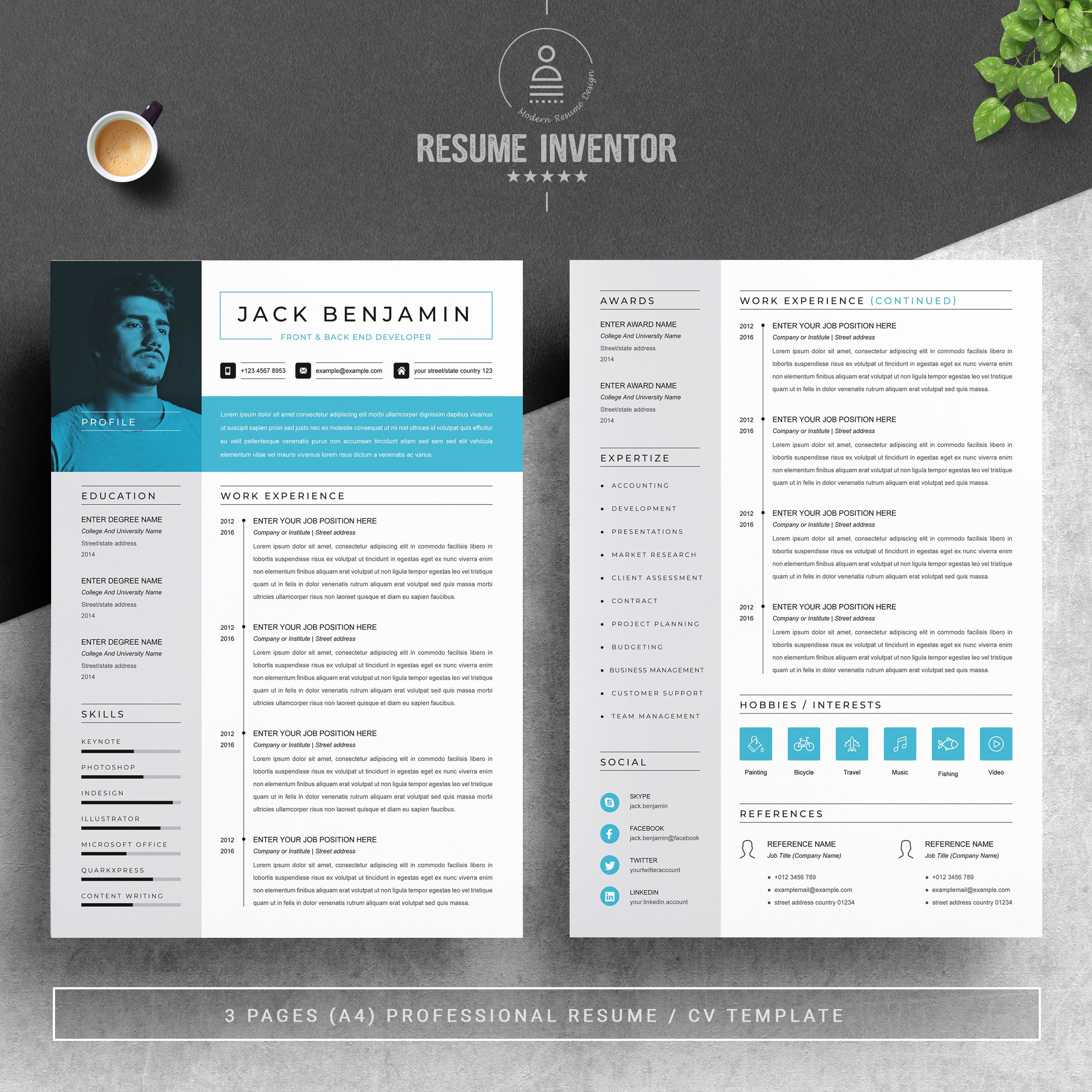 CV Template - Design Cuts