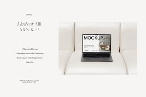 MacBook Air Mockup | Apple Device For Photoshop 3