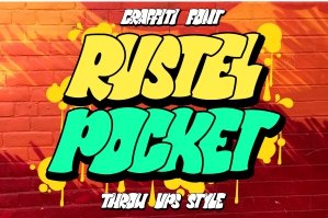 Rustel Pocket - A Graffiti Font Style