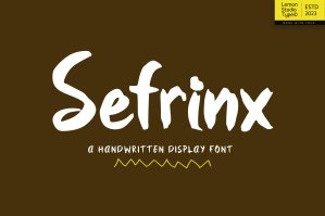 Sefrinx - Handwritten Display