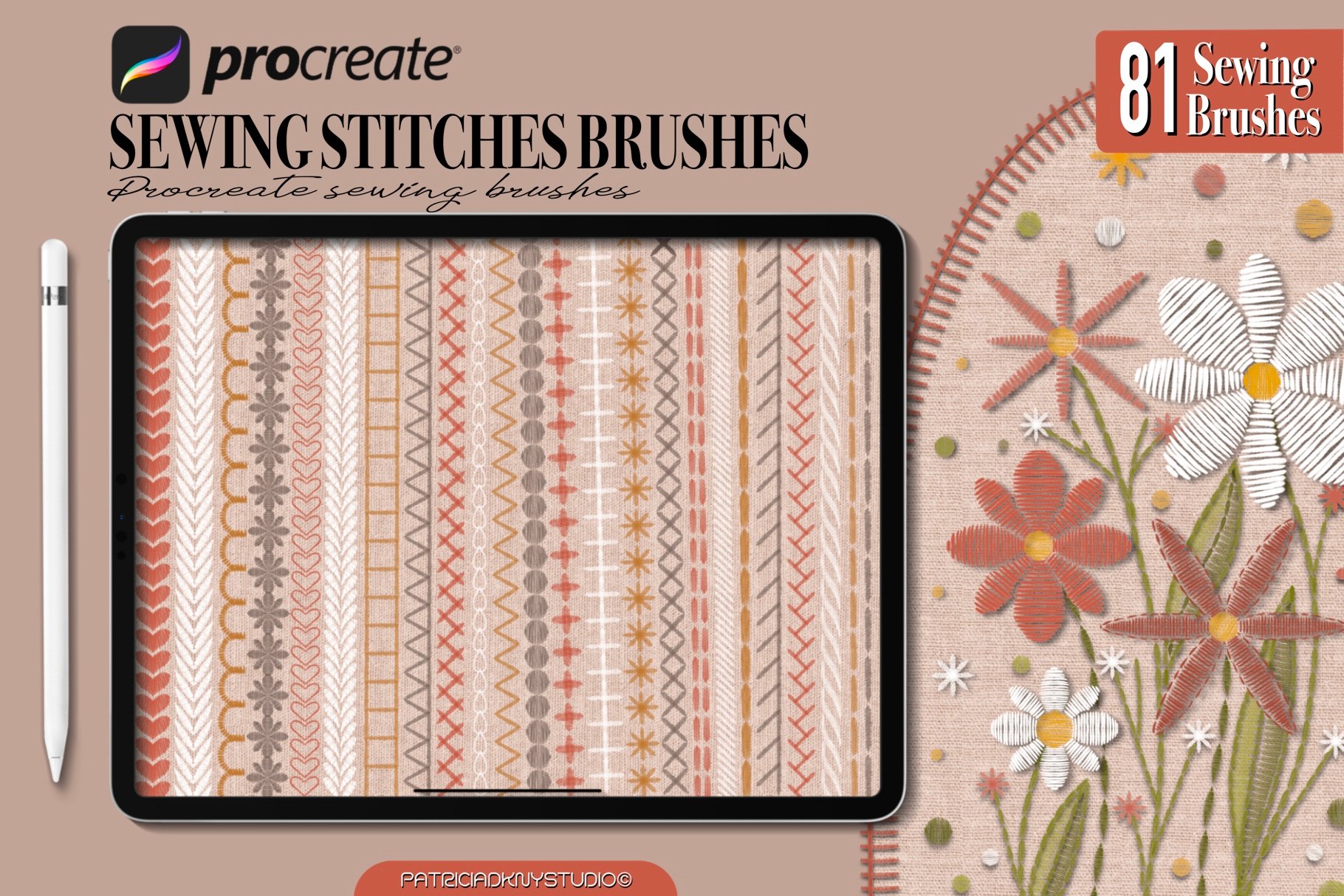 procreate sewing brushes free